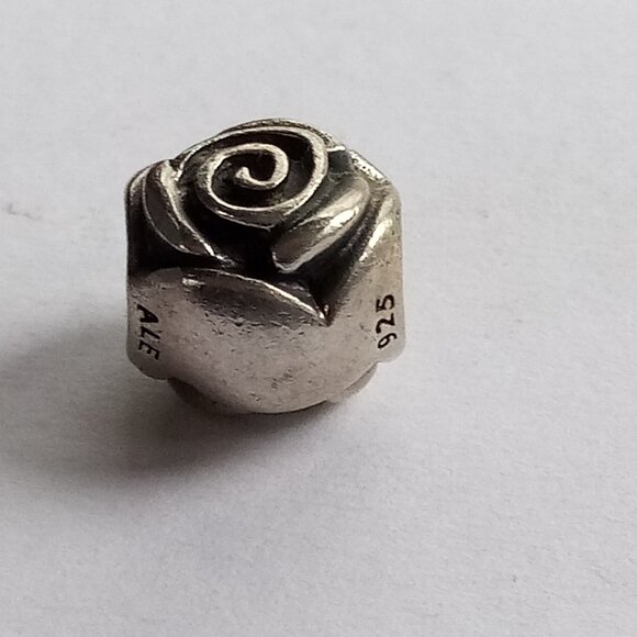 PANDORA ALE Rose Bud Flower Sterling Silver - Retired 925 ALE - Picture 3 of 3